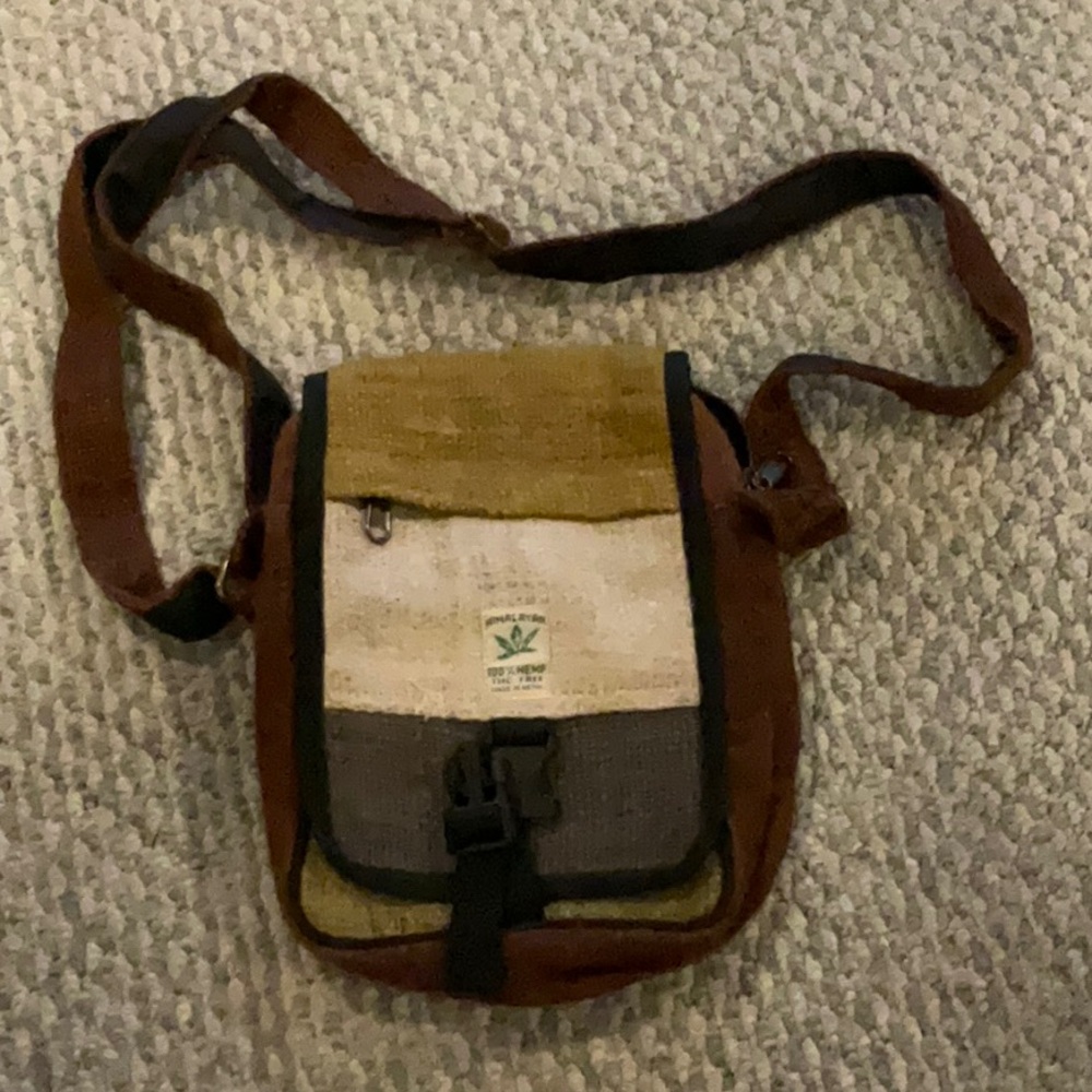 Himalayan Multi-Color Crossbody Bag, many pockets